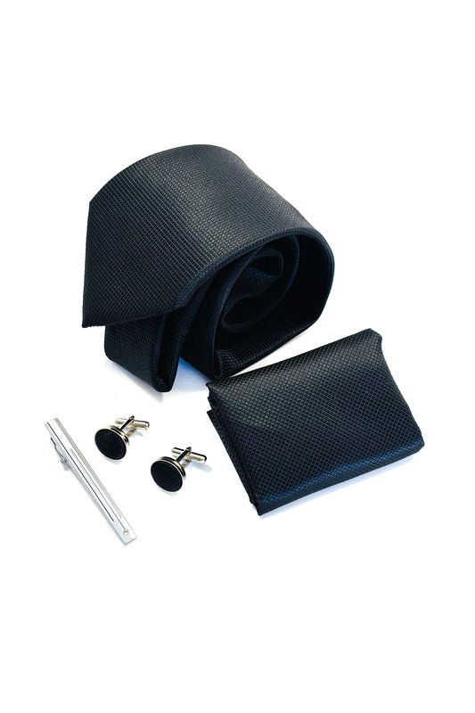 Black check gift set.