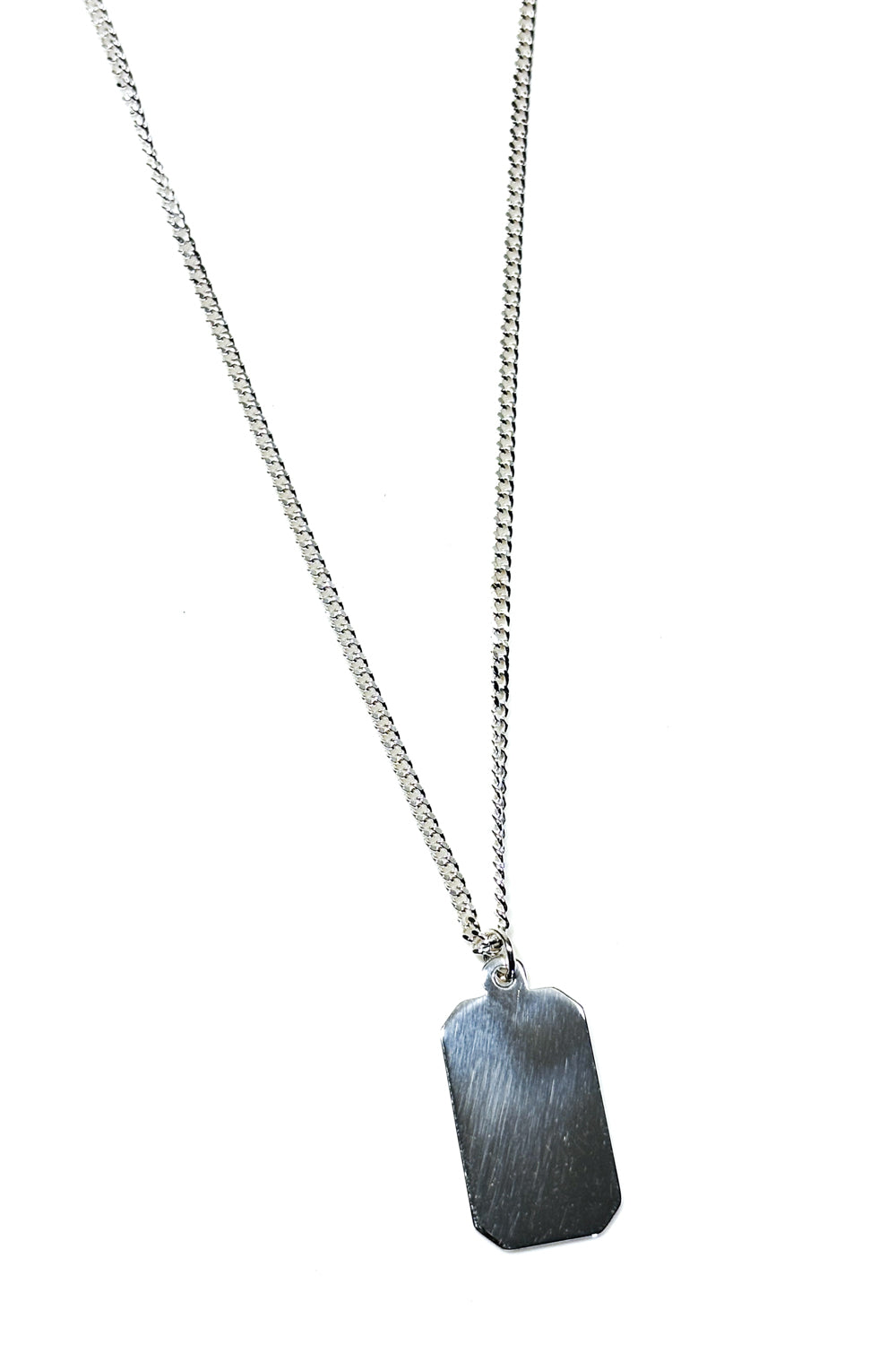 Dog Tag 925 silver pendant.