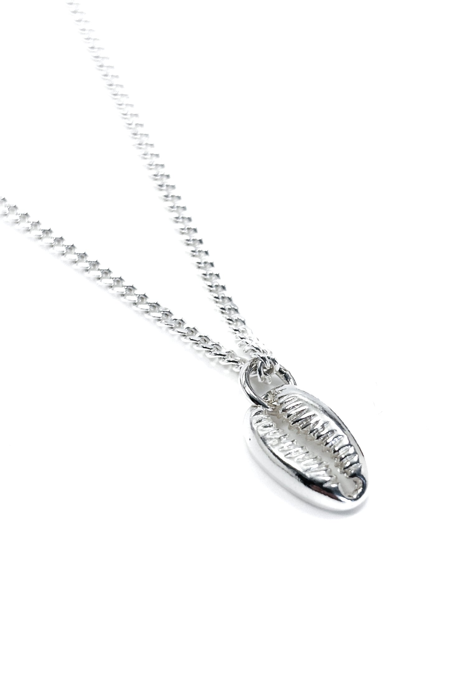 925 silver cowrie shell pendant.