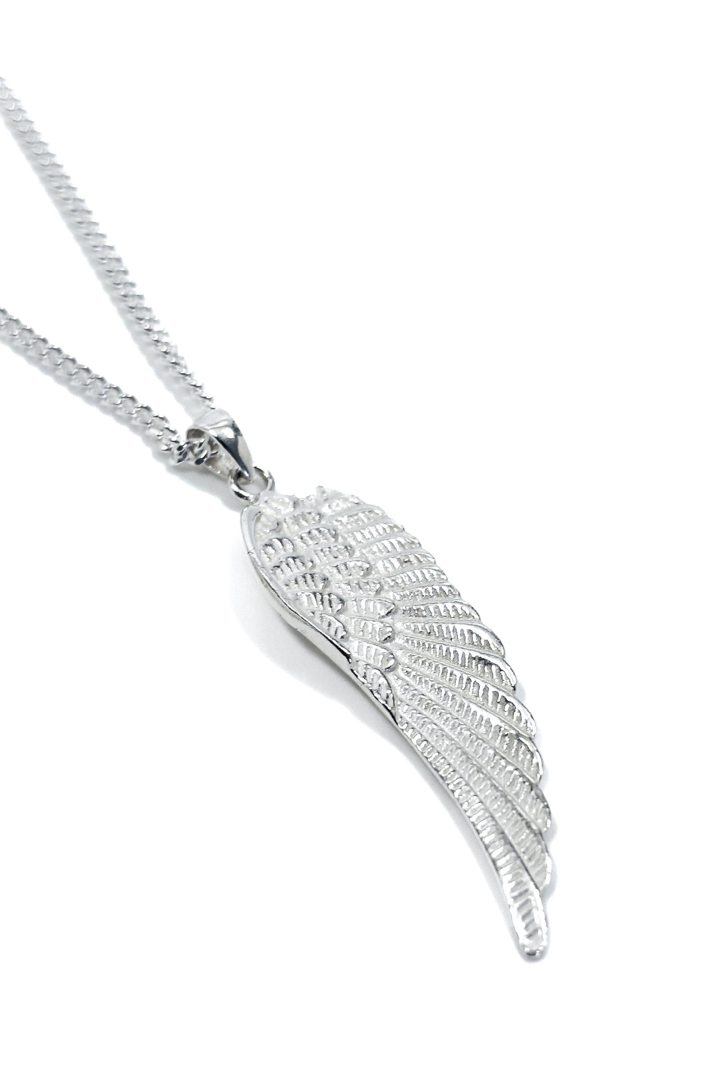 925 silver angel wing pendant.