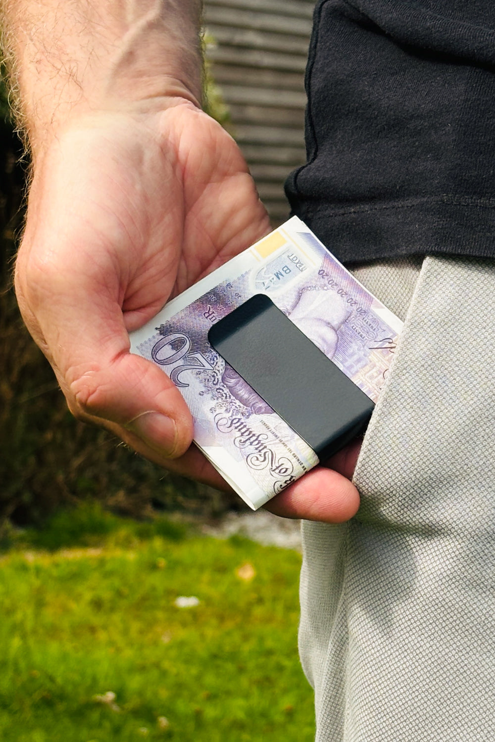 Black Money Clip.