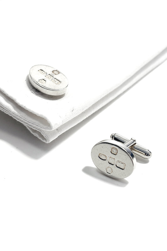 925 silver hallmarked design cufflinks.
