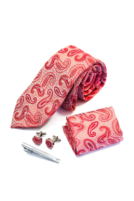Pink paisley gift set.