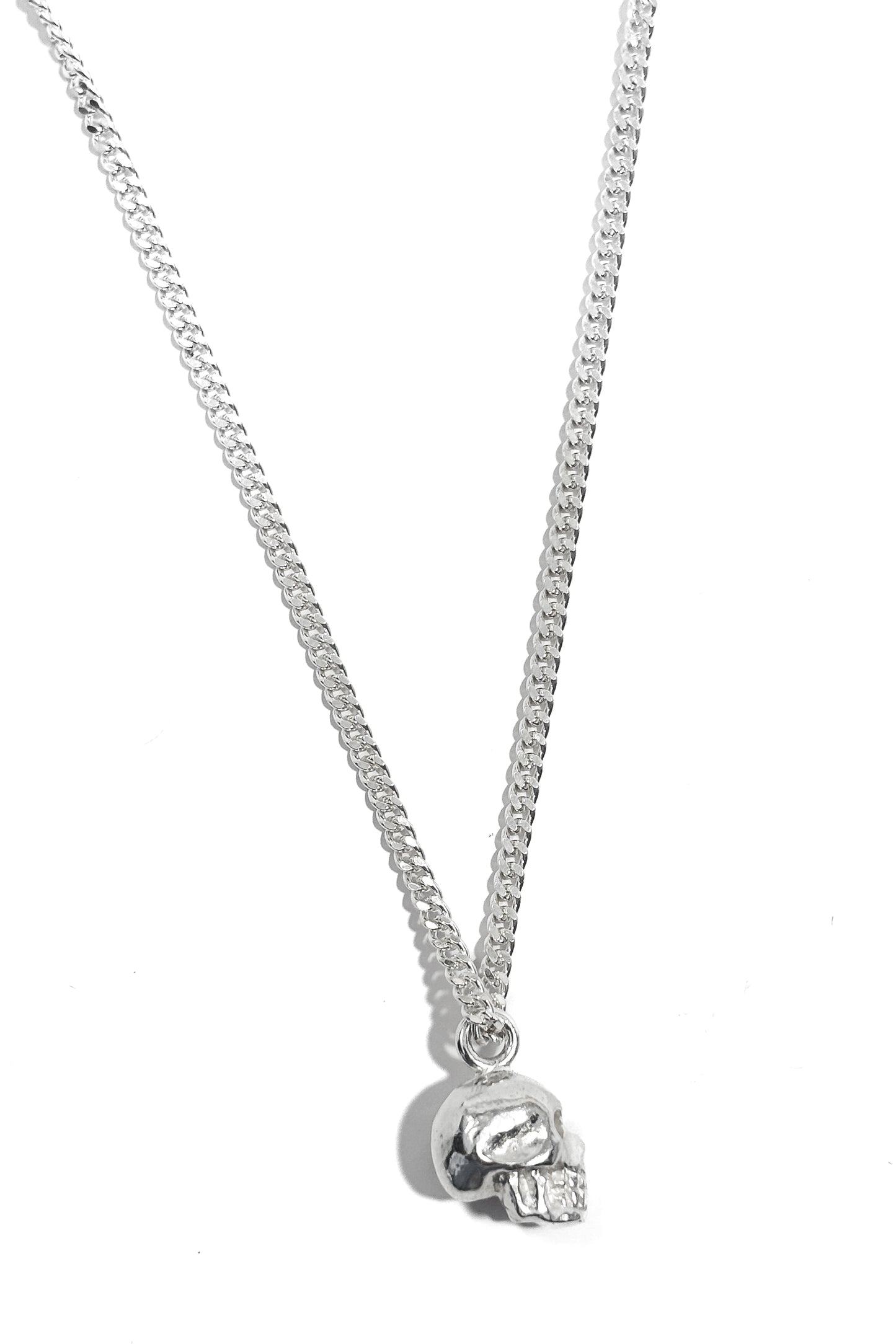 Skull 925 silver pendant.