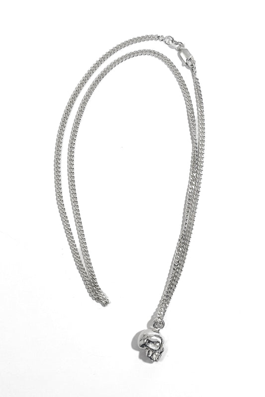 Skull 925 silver pendant.