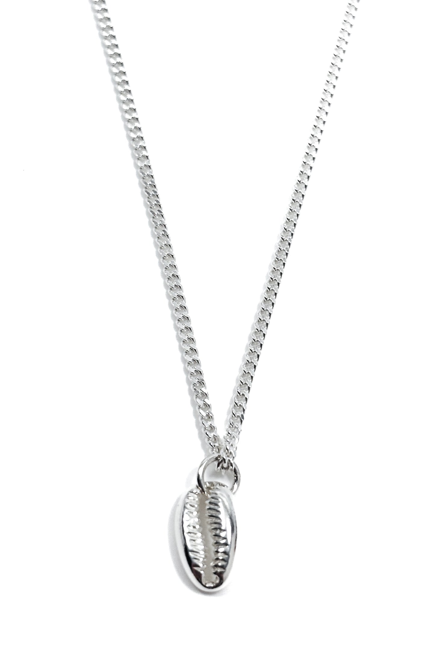 925 silver cowrie shell pendant.