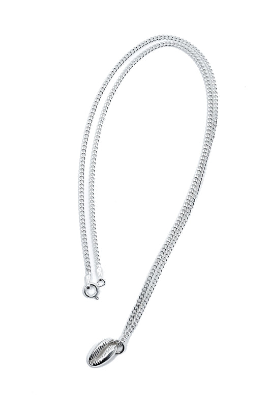 925 silver cowrie shell pendant.
