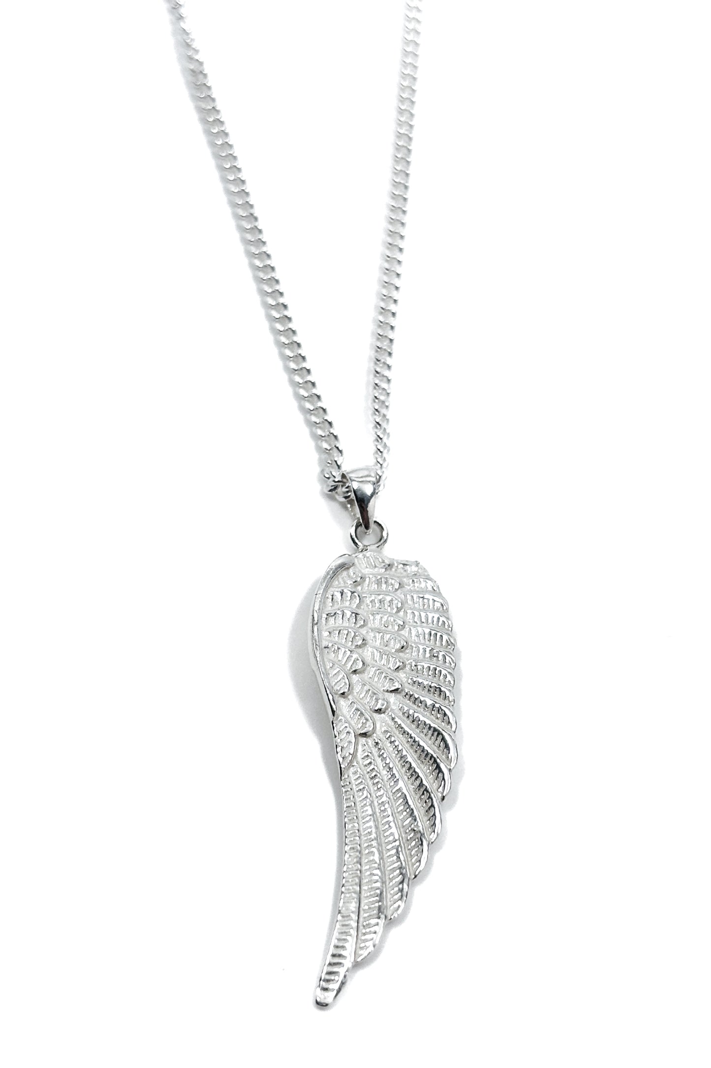 925 silver angel wing pendant.