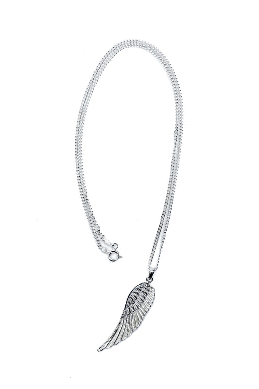 925 silver angel wing pendant.