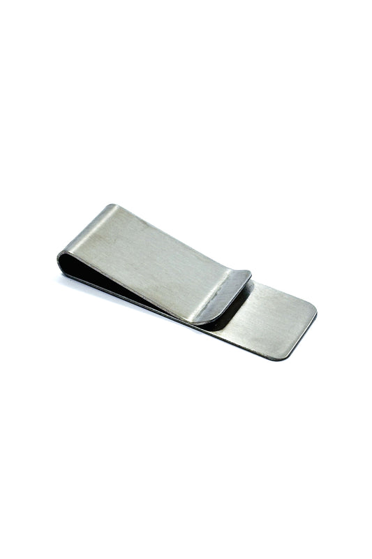 Silver money clip.