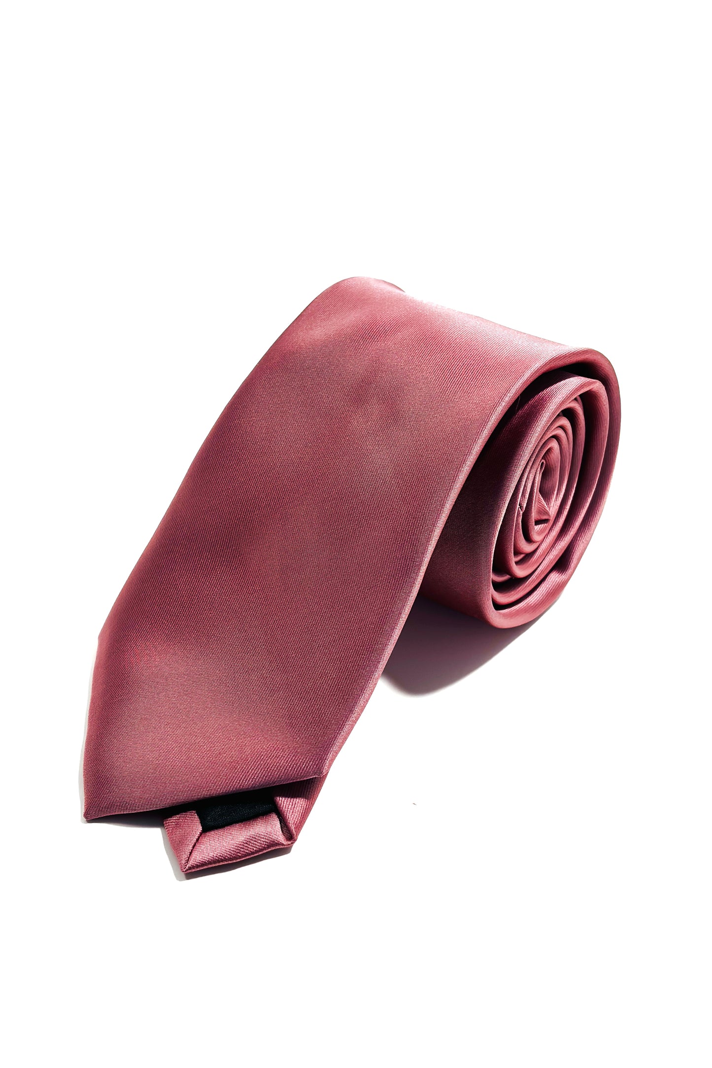 Light pink silk finish 8cm tie.