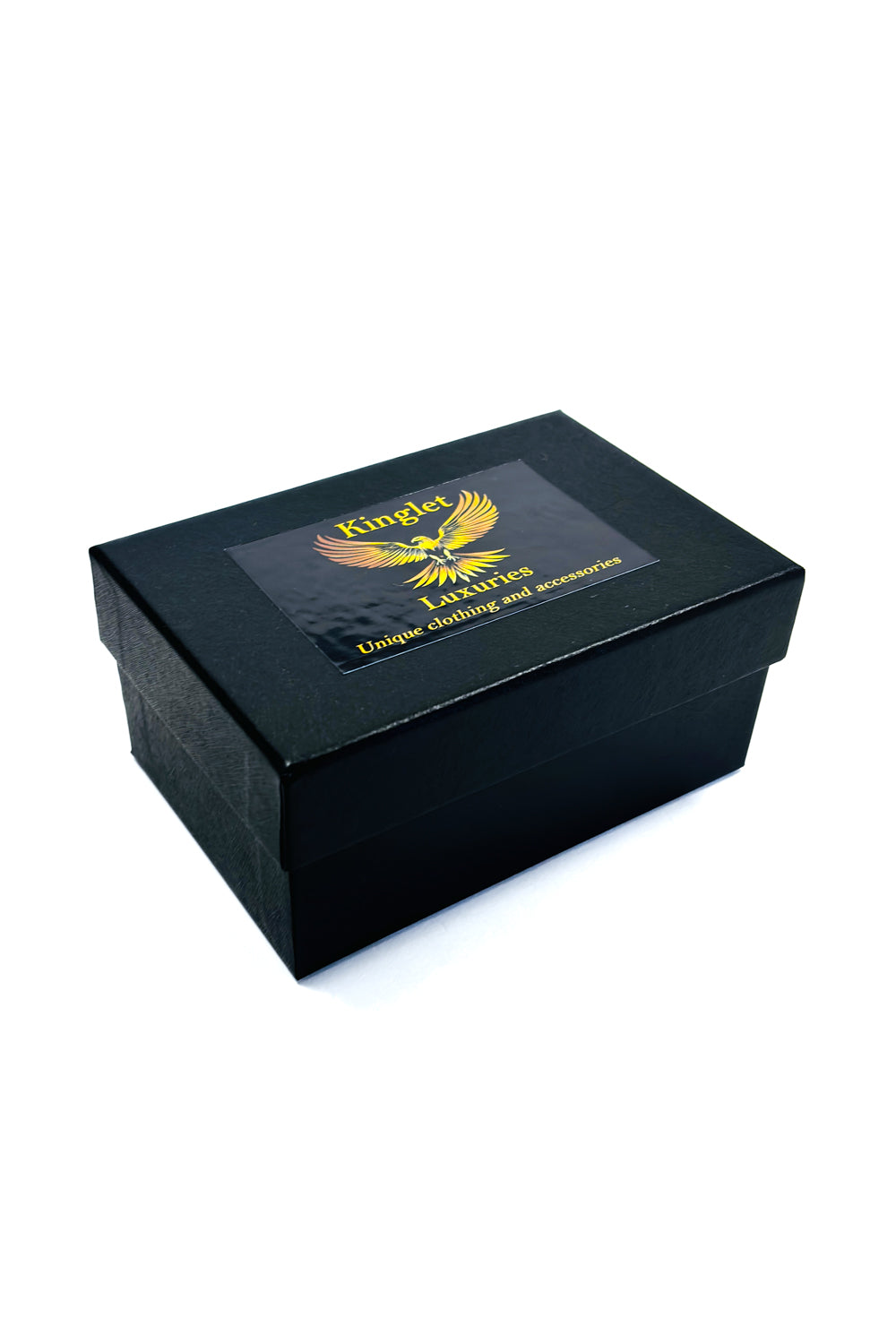 Silver check gift set.